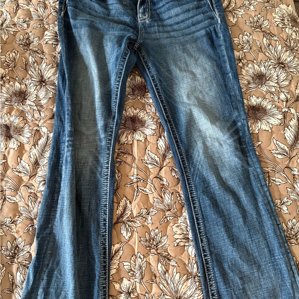 Miss Me Blue Flare Jeans